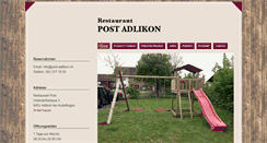 Desktop Screenshot of post-adlikon.ch