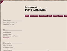 Tablet Screenshot of post-adlikon.ch